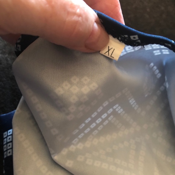 Blue with white bikini - Picture 3 of 3